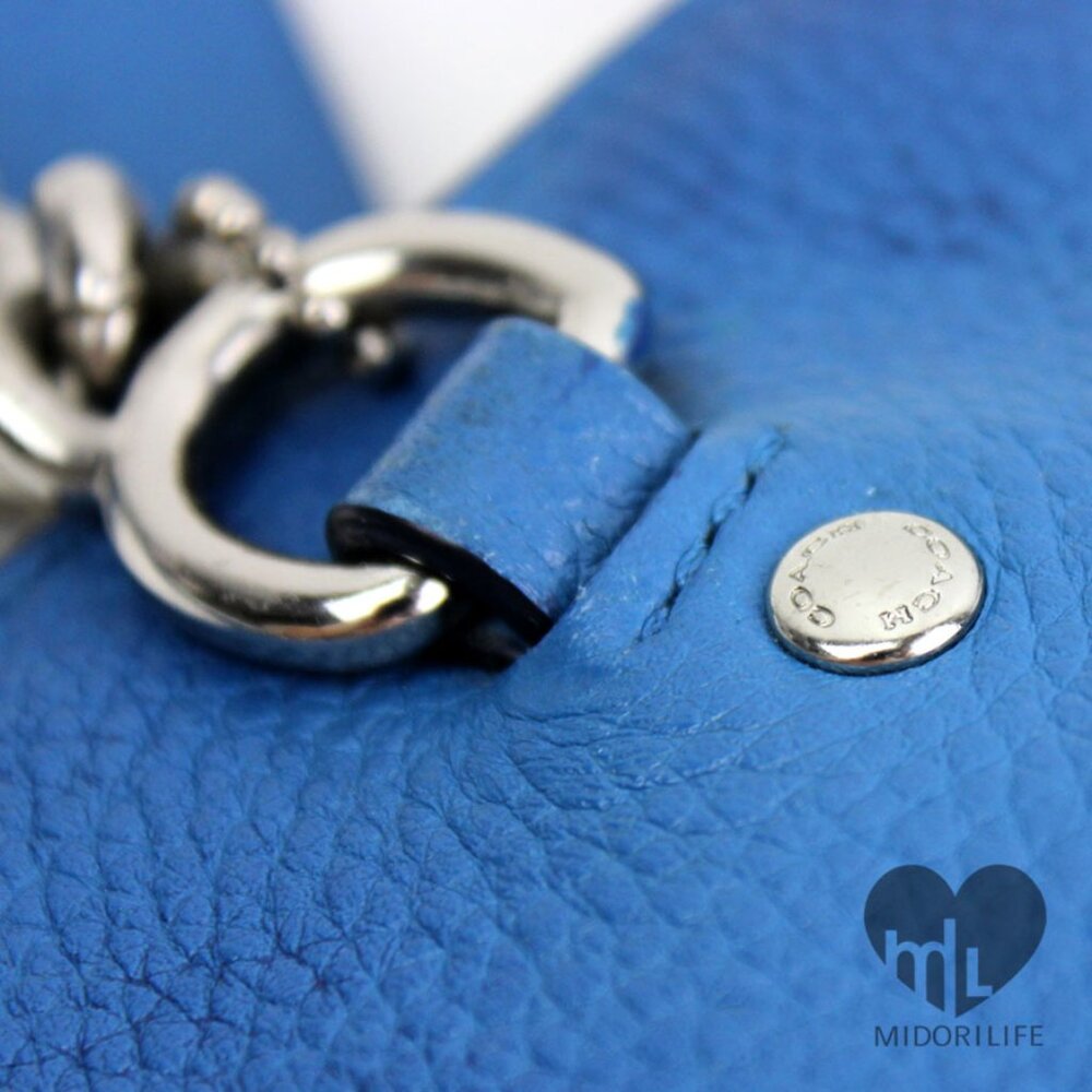 COACH Sophia Polished Pebbled Leather Tote - Picture 13 of 15